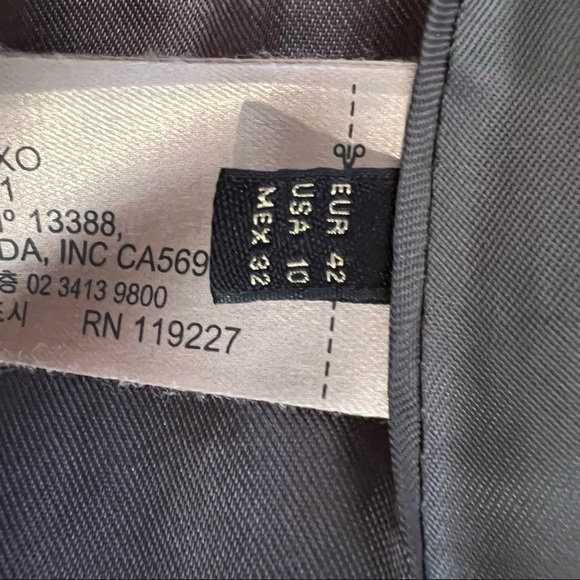 MASSIMO DUTTI Grey wool blazer - Picture 11 of 16